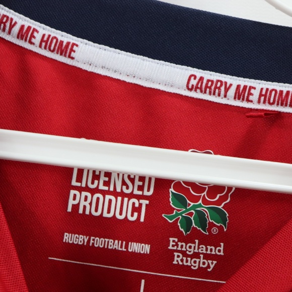 England Rugby Roses National Team Rugby Jersey Red - Picture 5 of 8